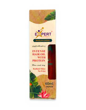 Brazilian Expert Home Care Serum 60ml - Intense Hair Oil for Radiant Shine and Frizz Control